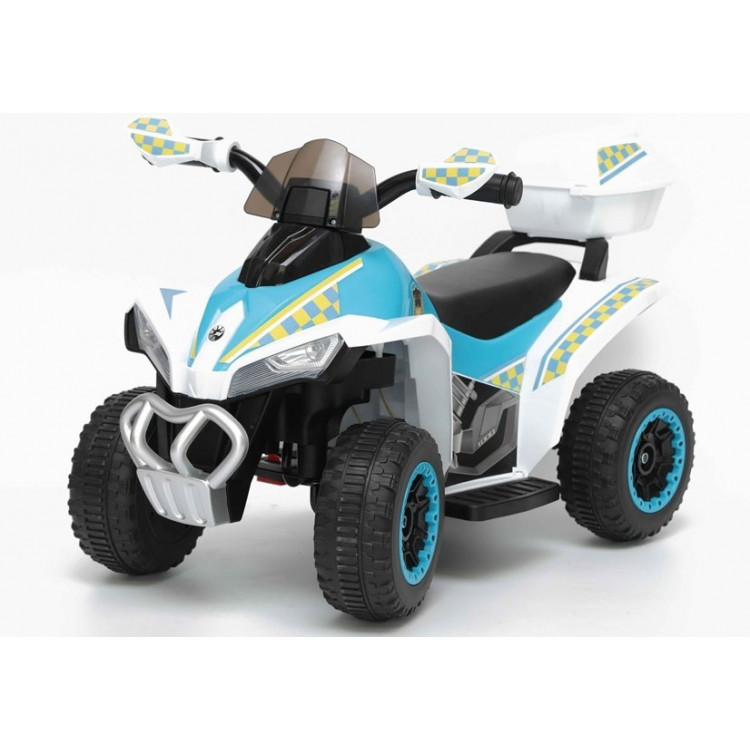 Elektrická štvorkolka GTS1188-A - bielo-modrá
